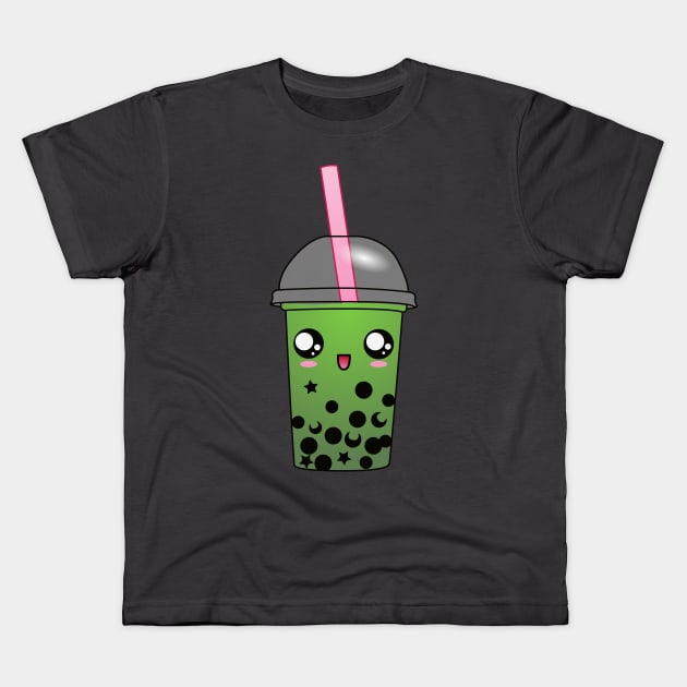 Happy Sailor Jupiter Boba Kids T-Shirt by ziafrazier